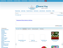 Tablet Screenshot of general-play.com